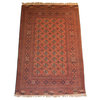 Tribal Afghan Bokhara Oriental Rug, 3'8x5'10