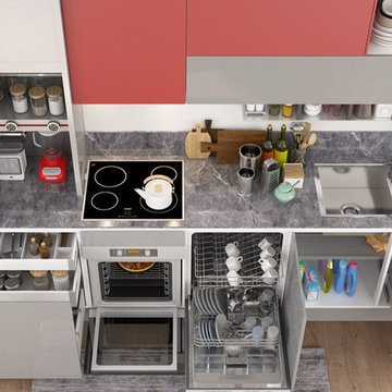 Lacquer kitchen design