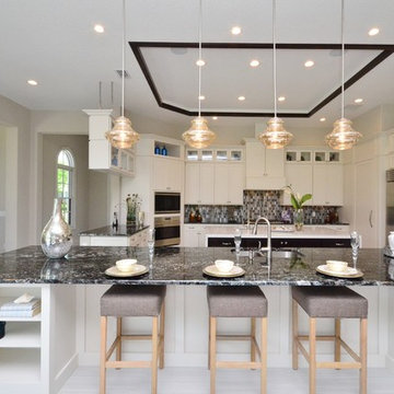 Staged Contemporary Kitchen