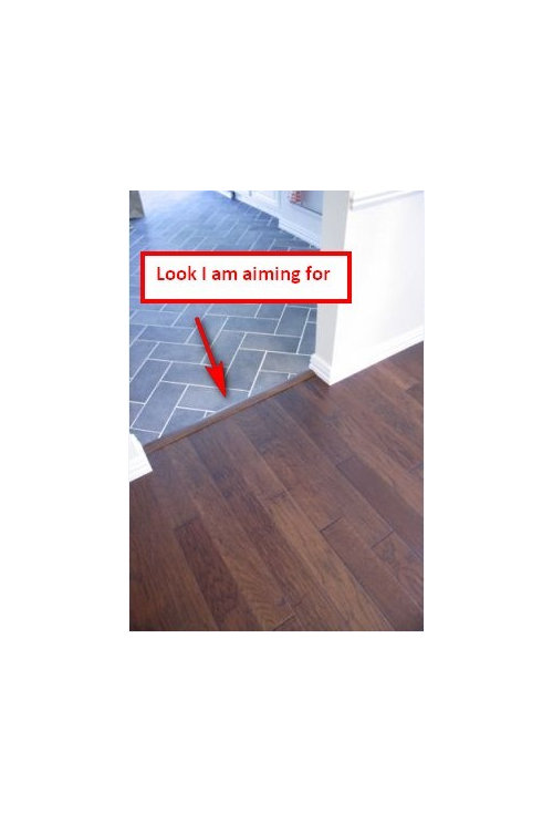 Wood Tile To Transition, Tile To Hardwood Floor Transition Strips