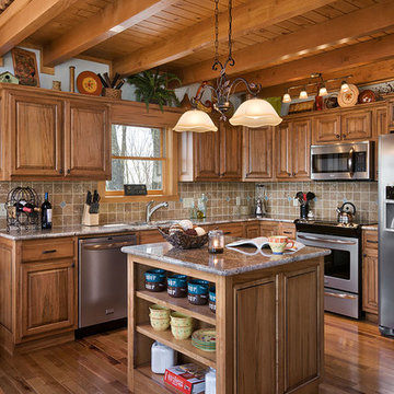 Edgwood II Rustic timber home