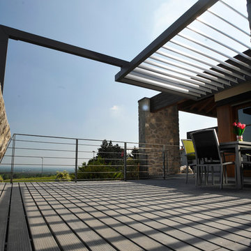Modern outdoor decking
