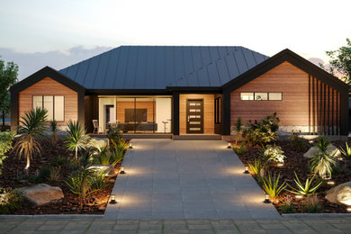 Modern exterior home idea in Other