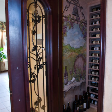 Rustic Tuscan Wine Cellar Entrance