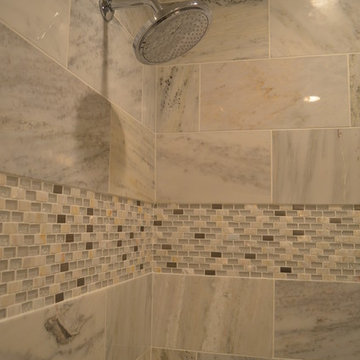 Master Bath - in White Carrara Marble