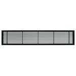 Architectural Grille - AG10 4"x10" Aluminum Fixed Bar Air Vent Grille, Black-Matte - Manufactured using post-consumer 94% recycled aluminum, the AG10 Green Bar Grille can help you achieve LEED credits and certification for your next green commercial or residential project.