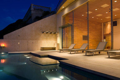 Design ideas for a contemporary pool in San Francisco.