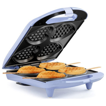 Non-Stick Heart Waffle Maker, Lavender - Makes 4 Heart-Shaped Waffles in Minutes, Lavender