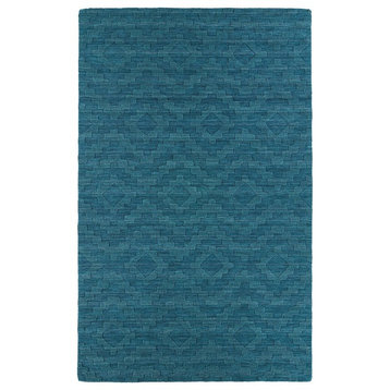 Kaleen Imprints Modern Collection Rug, Turquoise 5'x8'