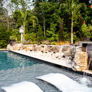 An Outdoor Oasis with Rustic Charm
