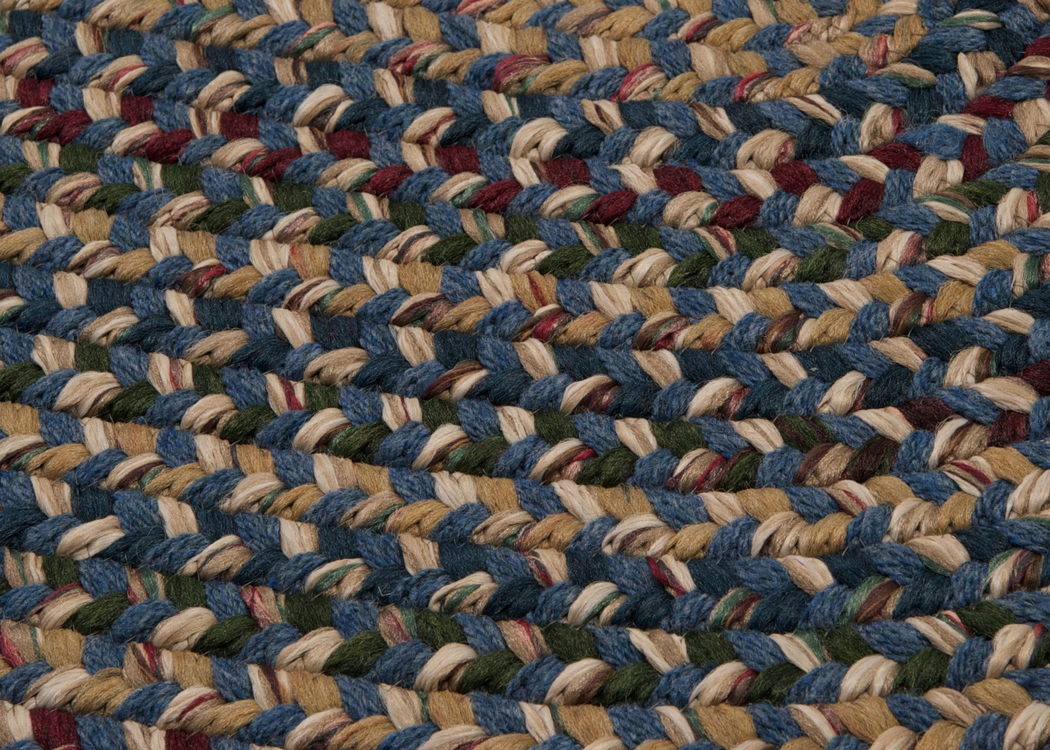 Colonial Mills Twilight TL50 Federal Blue Traditional Area Rug, Round 6 ...