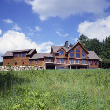 Vermont Ski Timber Frame House