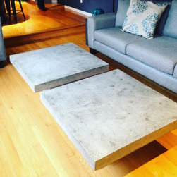 SQUARE Concrete Coffee Table - Coffee Tables