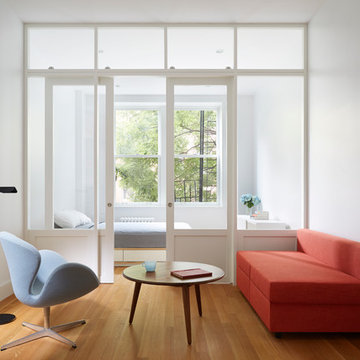Greenwich Village Apartment Rift and Quartersawn White Oak Floors