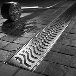 Quartz by ACO Flag Grate Shower Channel 37369 - Bath Products