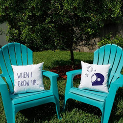 Space and Science Throw Pillows - Decorative Pillows