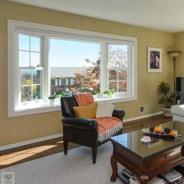 New Bay Window in Beautiful Living Room - Renewal by Andersen New Jersey / NYC