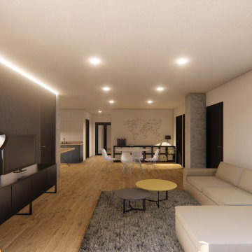 Render. Salón | Comedor