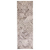 Weave & Wander Palatez Gray/Natural Rug, 2'6"x8'
