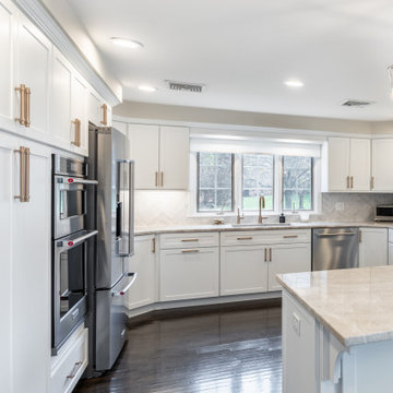 Transforming Your Kitchen: A Stunning White Shaker Reface Update
