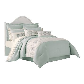Royal Court Waters Edge Coastal 4 Piece King Comforter Set