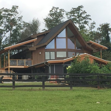 Shepherdstown, Contemporary, Additions to Post-And-Beam Home