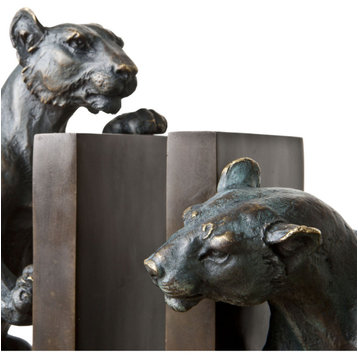 Bronze Bookend Set of 2 | Eichholtz Lioness