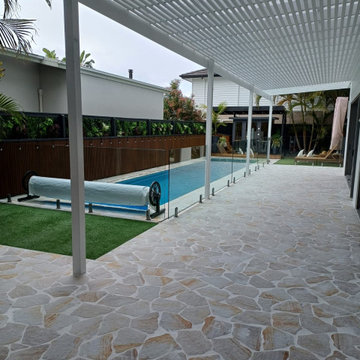 Crazy Paver Entertainment Area