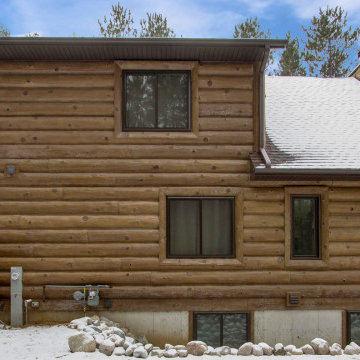 Concrete Log Siding Homes