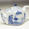 Blue and White Tea Pot