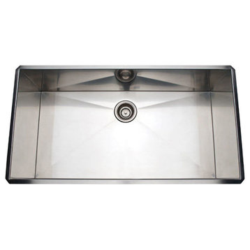 Rohl RSS3618SB Kitchen Sink, Brushed Stainless Steel, 30"