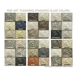 Glaze Colors for Fine Art Tileworks handmade tile - Products