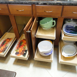 Slide Out Shelves LLC - Pull Out Shelves by slideoutshelvesllc.com - Kitchen Drawer Organizers