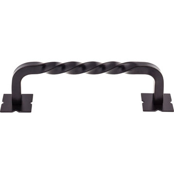 Top Knobs M1246-8 Twist 8 Inch Center to Center Appliance Pull - Patina Black