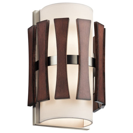 Kichler 43756 Cirus 2 Light Wall Sconce - Auburn Stained Finish