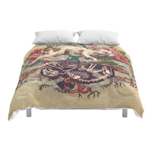 Society6 Bunny Comforter Contemporary Comforters And Comforter
