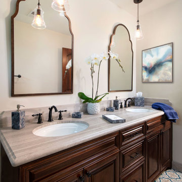 Spanish Colonial Guest Bath