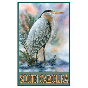 Dave Bartholet South Carolina Great Blue Heron Art Print, 12"x18"