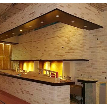 Brick walls in Restaurants