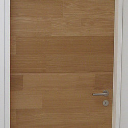 Modern Doors - Custom White Oak "Sketch-Face Veneer" Flush Door - Interior Doors