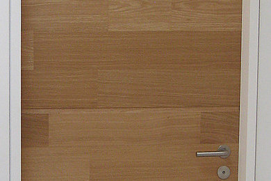 Modern Doors - Custom White Oak "Sketch-Face Veneer" Flush Door