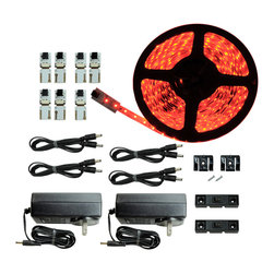 NEW Cut and Connect Series: Super Bright Flexible Strip 12M Kit in Red - Undercabinet Lighting