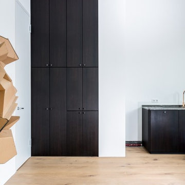 Küchenbau Berlin Raucheiche & Maron Silk Arbeitsplatte