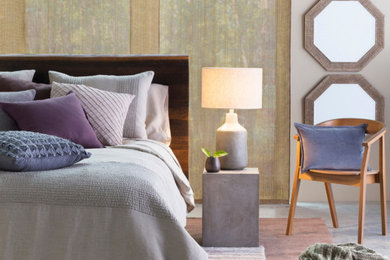 Inspiration for a modern bedroom remodel in Miami