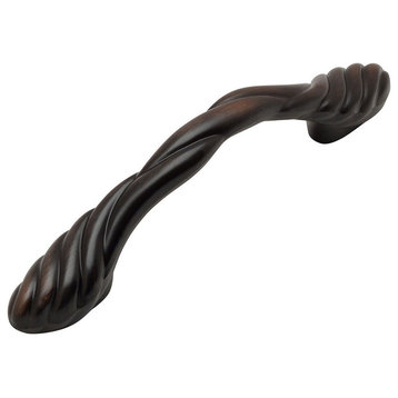 Cosmas 1470ORB Oil Rubbed Bronze 3” and 3-3/4” CTC Twist Cabinet Pull [10-PACK]