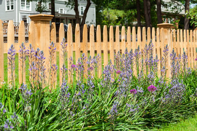 New England Cedar Picket Fence