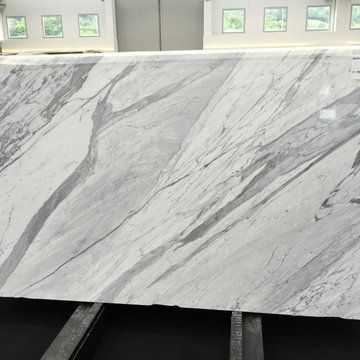 Just in.. Beautiful piece of Statuario. Come in and view our beautiful selection