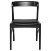 Bjorn Dining Chair By Nuevo, Black/Black