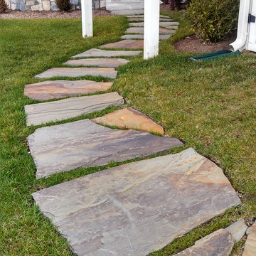 Chantilly - Boulder Steps, Flagstone Walkways, and Landscaping