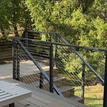Modern Fascia Mount Senmit Cable Railing System – Columbia TN